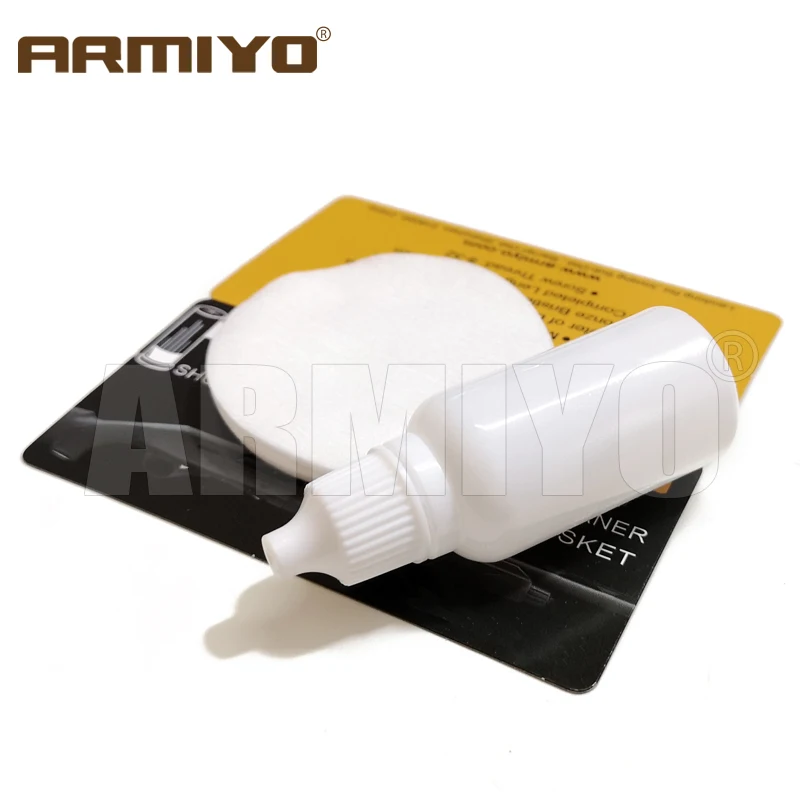 Растворитель Armiyo 11 шт./компл. 20 мл флакон диаметром 6 см патч для чистки винтовки