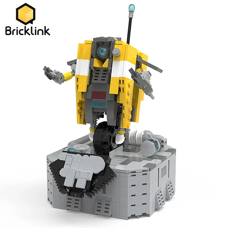 

Bricklink Ideas Action Figure Game Claptrap (CL4P-TP) Robot Housekeeper Technical Model Building Blocks Toys For Children Gift