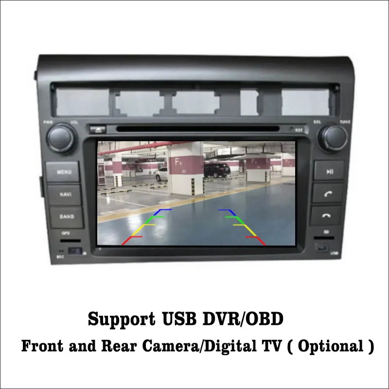 Liislee Android 7 1 2G RAM для Kia Amanti/Opirus автомобильное радио Аудио Видео Мультимедиа DVD плеер