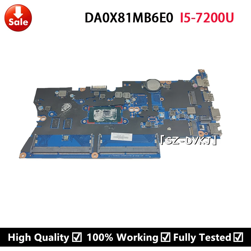

For HP ProBook 430 G4 440 G4 Laptop PC Motherboard With i5-7200U DA0X81MB6E0 913100-601 913100-001 809002-002 mainboard