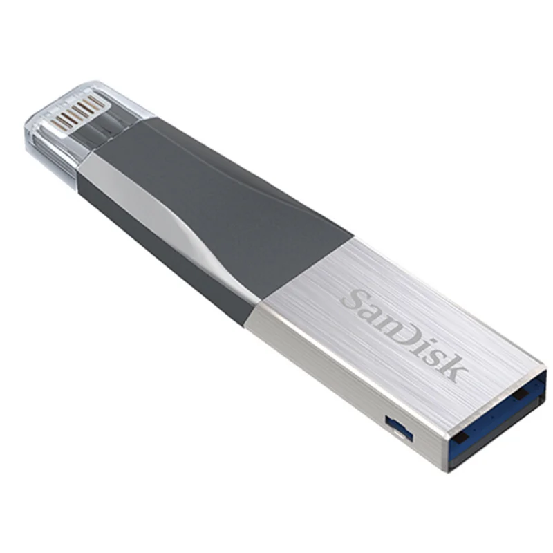 Sandisk USB3.0 OTG флеш-накопитель 32 Гб 64 128 ГБ Lightning на металл u-диск карта памяти для iPhone
