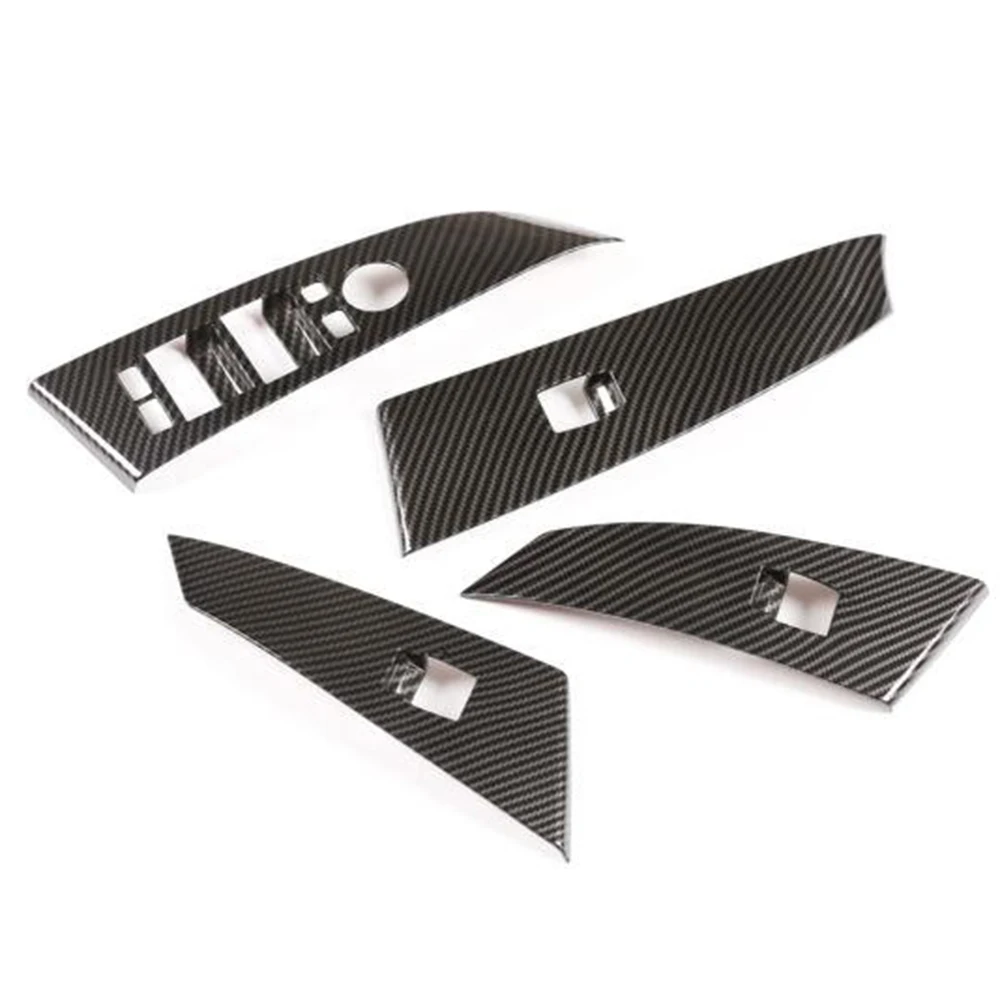 

Window Lift 1 Set Button Trim Cover (Including 4pcs) Switch Button Trim For BMW 5 Series High quality