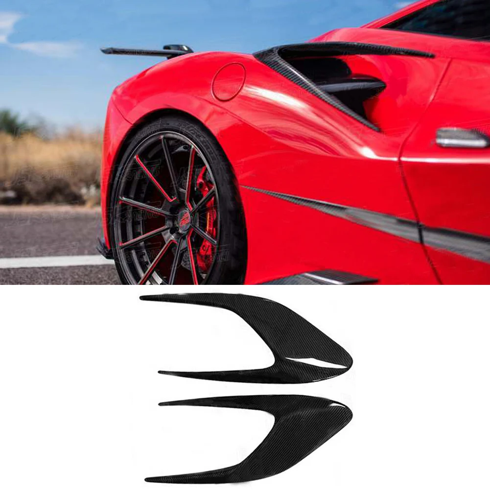 Задний боковой спойлер из углеродного волокна для Ferrari 488 GTB GTS 2015-2018 | Автомобили и