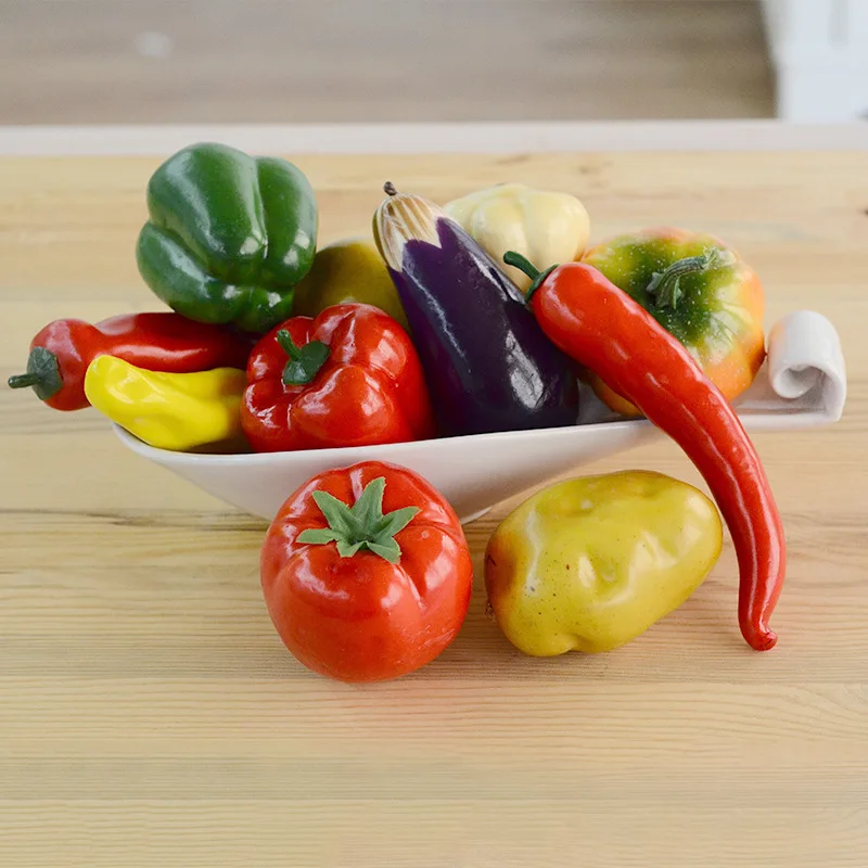12 шт. набор искусственных овощей для украшения кухни | Дом и сад