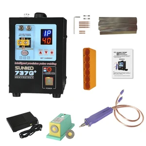 737G + точечный сварочный аппарат 18650 кВт, высокомощный автоматический фотоаппарат, сварка литиевых батарей с ручным фотоэлементом