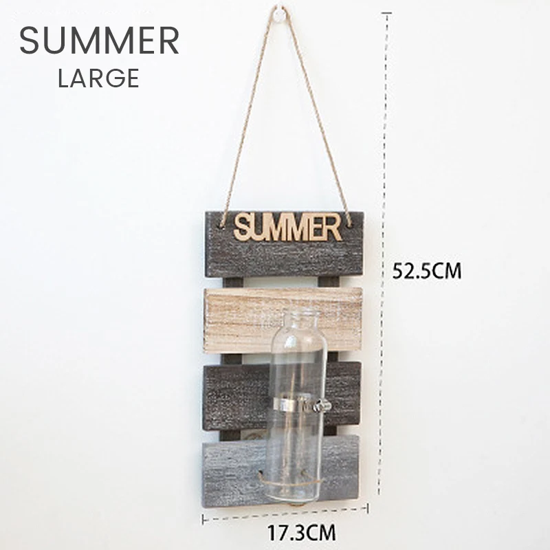 

Creative New Wall-mounted Glass Vases Wall Hanging Stable Plant Hydroponic Vases Landscape DIY Bottle For Home Garden Decoration
