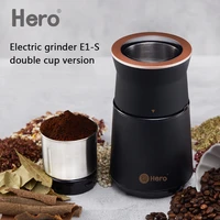 hero electric grinder high quality coffee grinder burr bean grinding electric stainless steel coffee burr grinding maker
