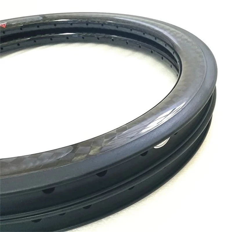 17 &quotBMX углеволоконные обода колеса велосипеда 45 мм глубина клинчер 23 ширина 16 36