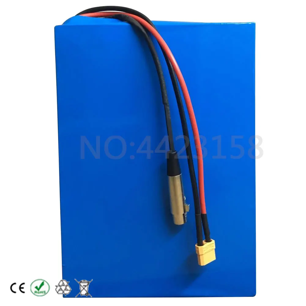 ЕС США без налога 48 в 2000 Вт Электрический велосипед батарея 35 Ач литиевая В с 50A BMS