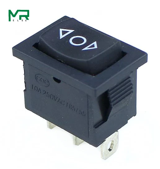 1 шт. KCD1 Мини Черный 3 Pin/6 pin ВКЛ./ВЫКЛ./вкл. Кулисный переключатель переменного тока 6A/250V10A/125V