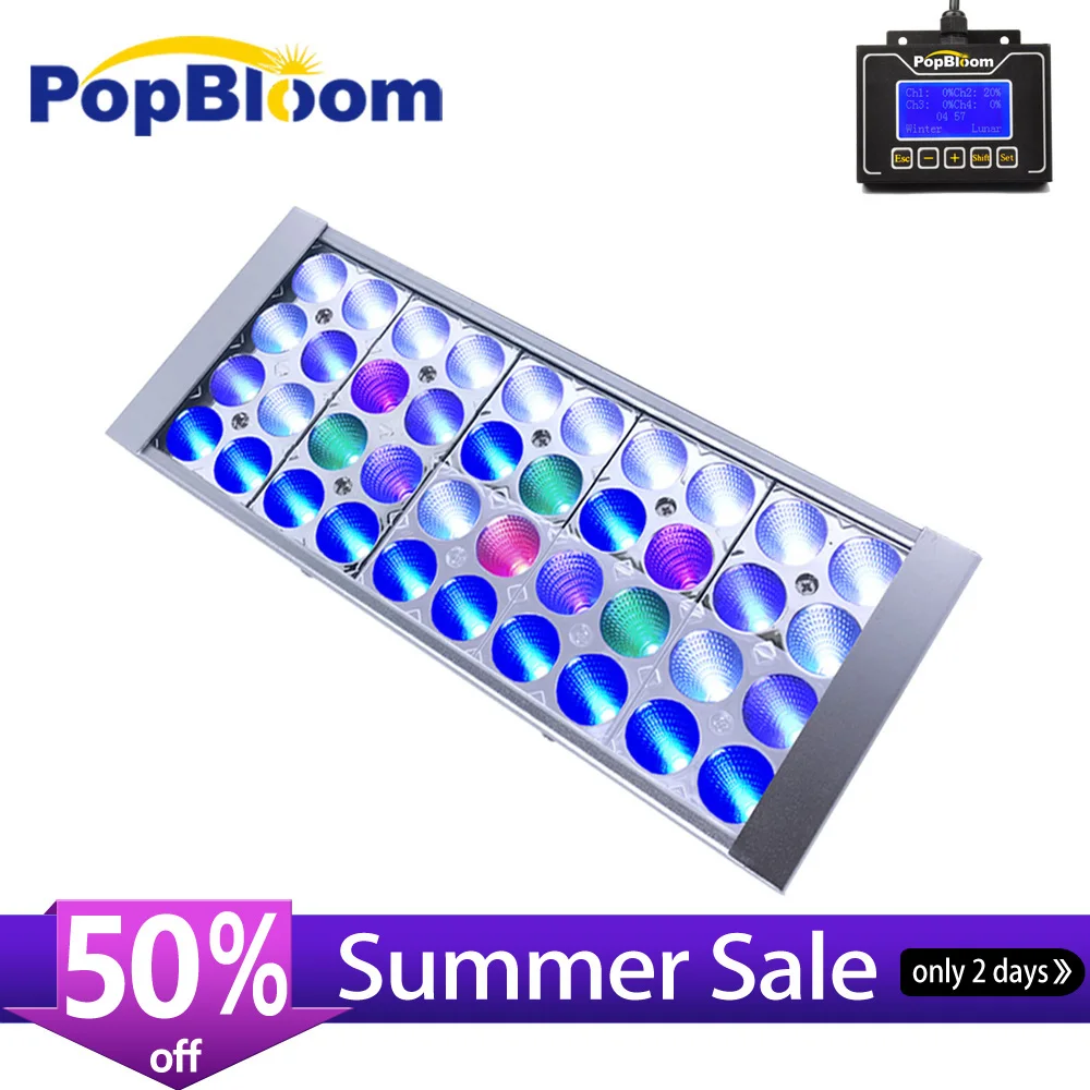 PopBloom аквариумная лампа получившая сертификат европейского светодиодный