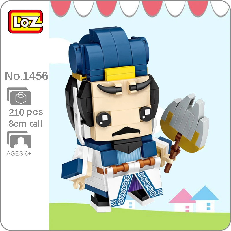 LOZ 1456 Китай три царства огромный Лян фигурка общего назначения 3D модель 210 шт.