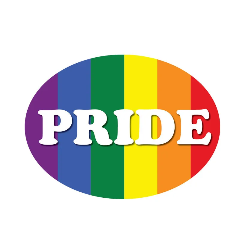 

Радужная наклейка на автомобиль Pride, наклейки для геев, Обложка с царапинами, украшение для кузова, лобового стекла, Солнцезащитный интерьер...