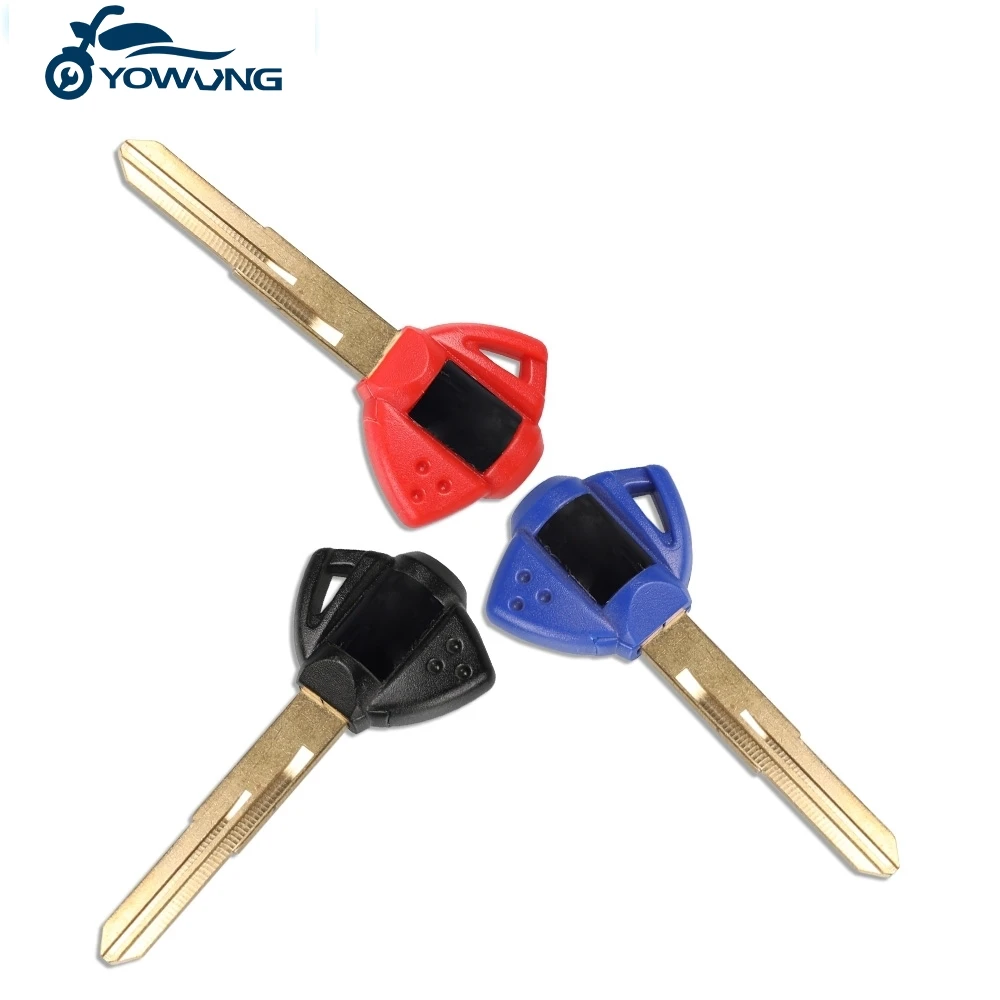 

1 PCS Motorcycle Uncut Blade Blank keys embryo Accessories FOR SUZIKI GSXR1300 whit logo Dedicated key blank 2