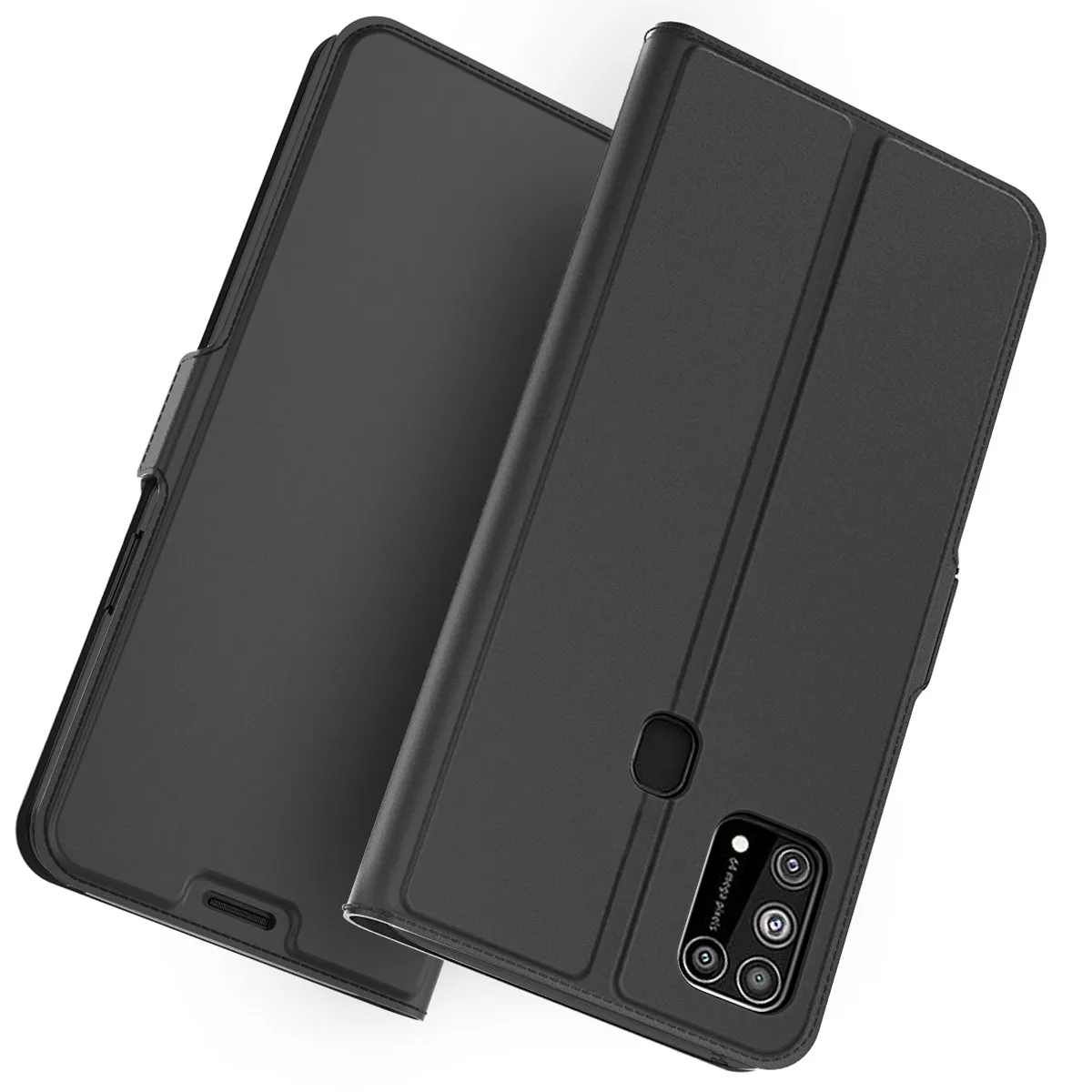 Чехол для Samsung Galaxy M31 из искусственной кожи с откидной подставкой кошелек полным