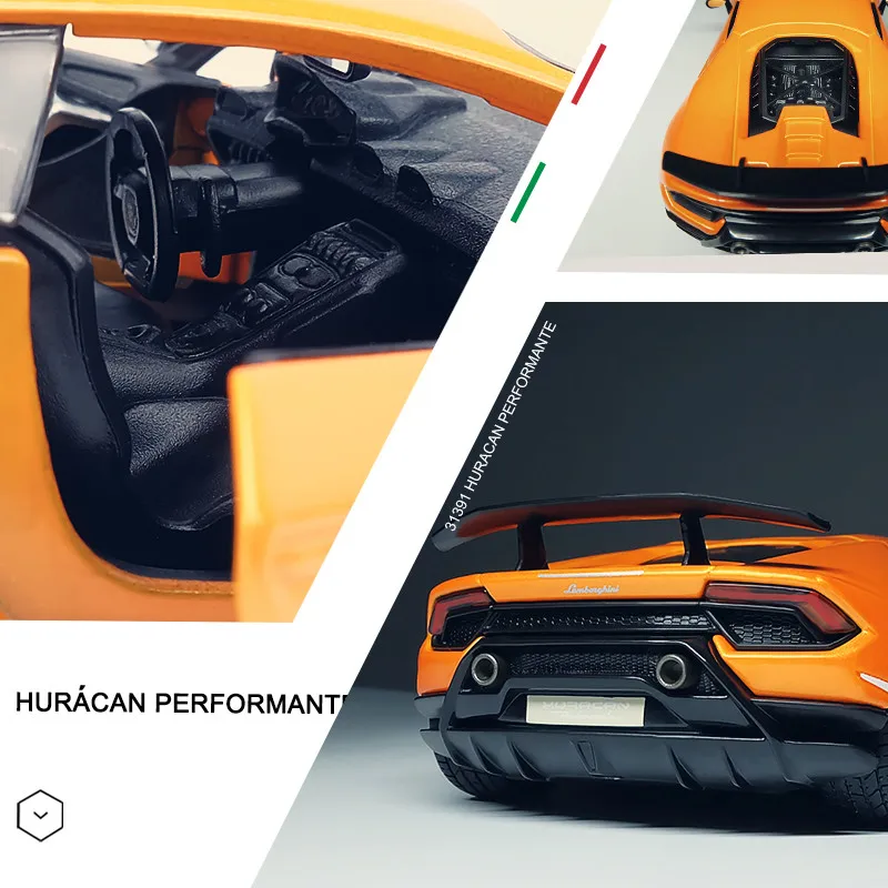 Модель спортивного автомобиля Bburago 1:24 Lamborghini Huracan из сплава | Игрушки и хобби