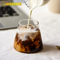 360ml heat resistant fuji mountain shape water cup japanese glass cup juice tea wine glass coffee mug drinking cup whiskey glass