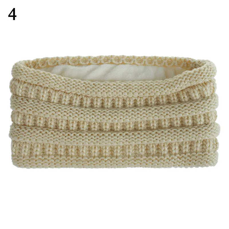 Вязаная крючком бархатная повязка для волос однотонные плотные головные уборы