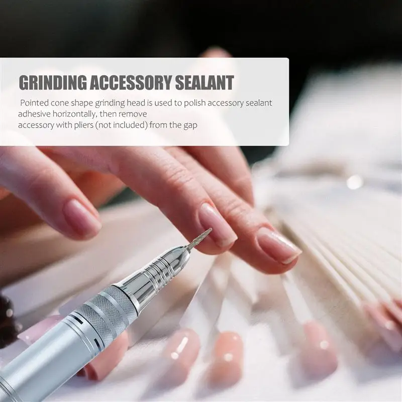 

2PCS Nail Grinding Head for Electric Nail Drill Tungsten Steel Nail Art Tool