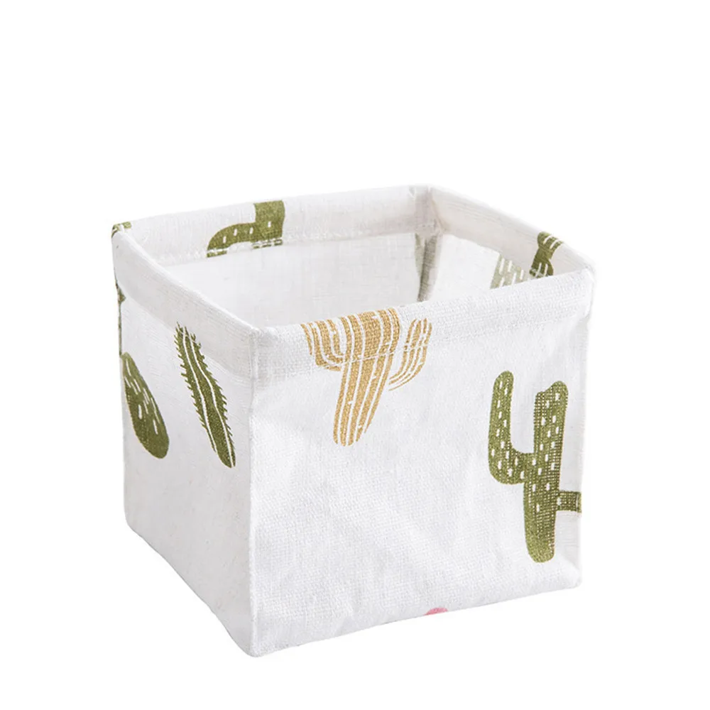 Foldable Colors Bin Closet Toy Box Container Organizer Fabric Basket New Home Desktop Storage Bags Dropship Small fresh | Дом и сад