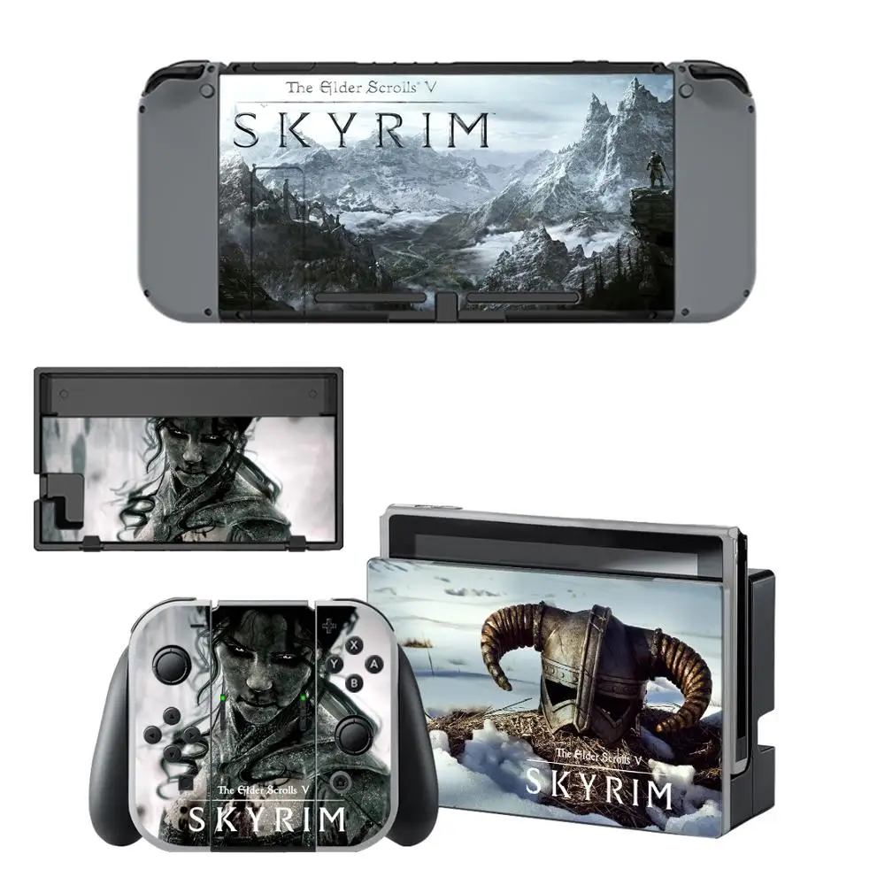 Elder Scrolls V: Skyrim nintendo переключатель виниловое покрытие наклейка для switch полный