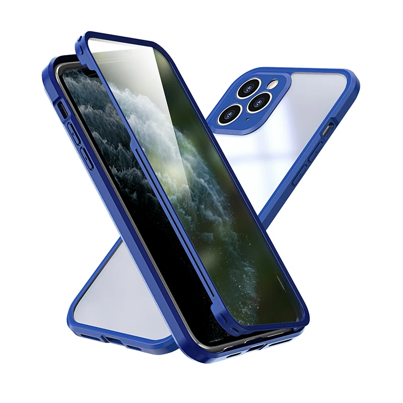 Защитный прозрачный чехол на весь корпус камеры для iPhone 12 11 Pro Max встроенная