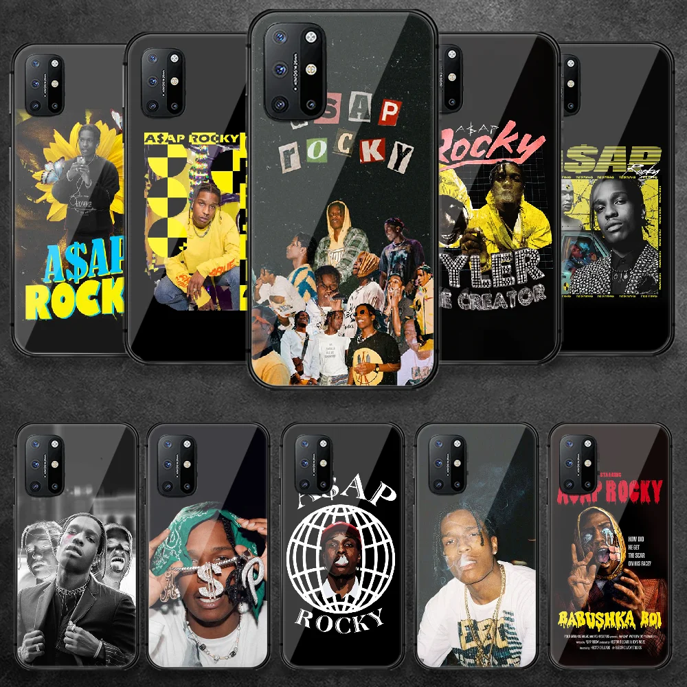 

Asap Rocky Rapper Tempered Glass Phone Case Cover For Oneplus Oppo Realme A53 Find X 2 3 5 6 7 8 9 T Pro Nord Gt Neo Pretty