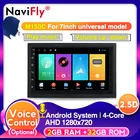 Универсальный Автомобильный мультимедийный dvd-плеер NaviFly, плеер на android 10, с голосовым управлением, 4 Гб ОЗУ, 64 Гб ПЗУ, для NISSAN, VW, hyundai, Toyota, типоразмер 2DIN