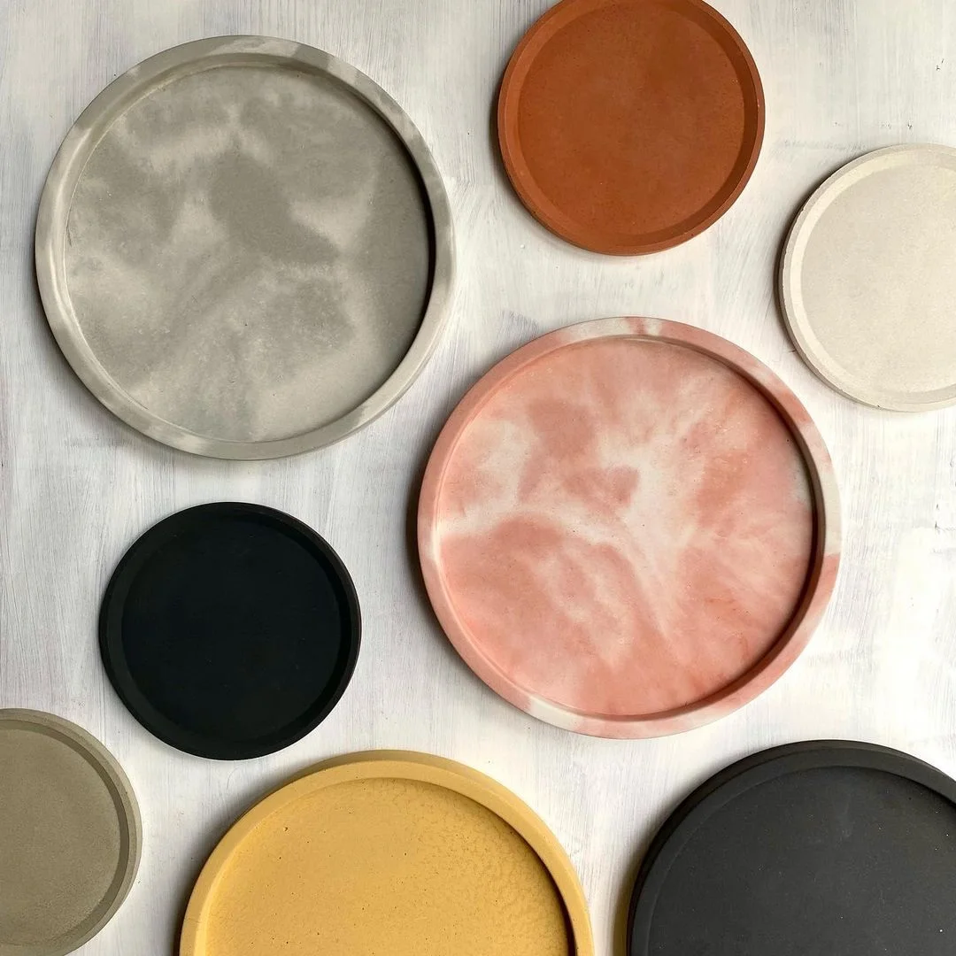 

Форма для круглого сервировочного лотка, Минималистичная настольная искусственная смола, формы для шестигранной квадратной пластины, форм...