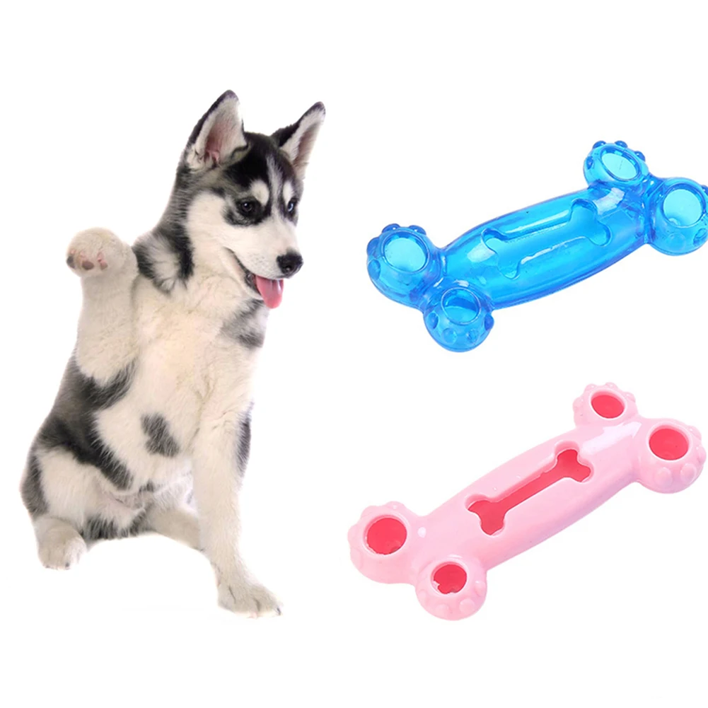 Собака Щенок Мягкая форма кости утечка еды молярная интерактивная игрушка для