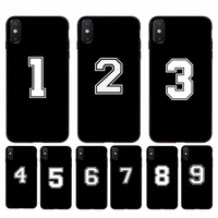 babaite custom football lucky number shell phone case for iphone 11 pro max x xs max 6 6s 7 8 plus 5 5s 5se xr se2020