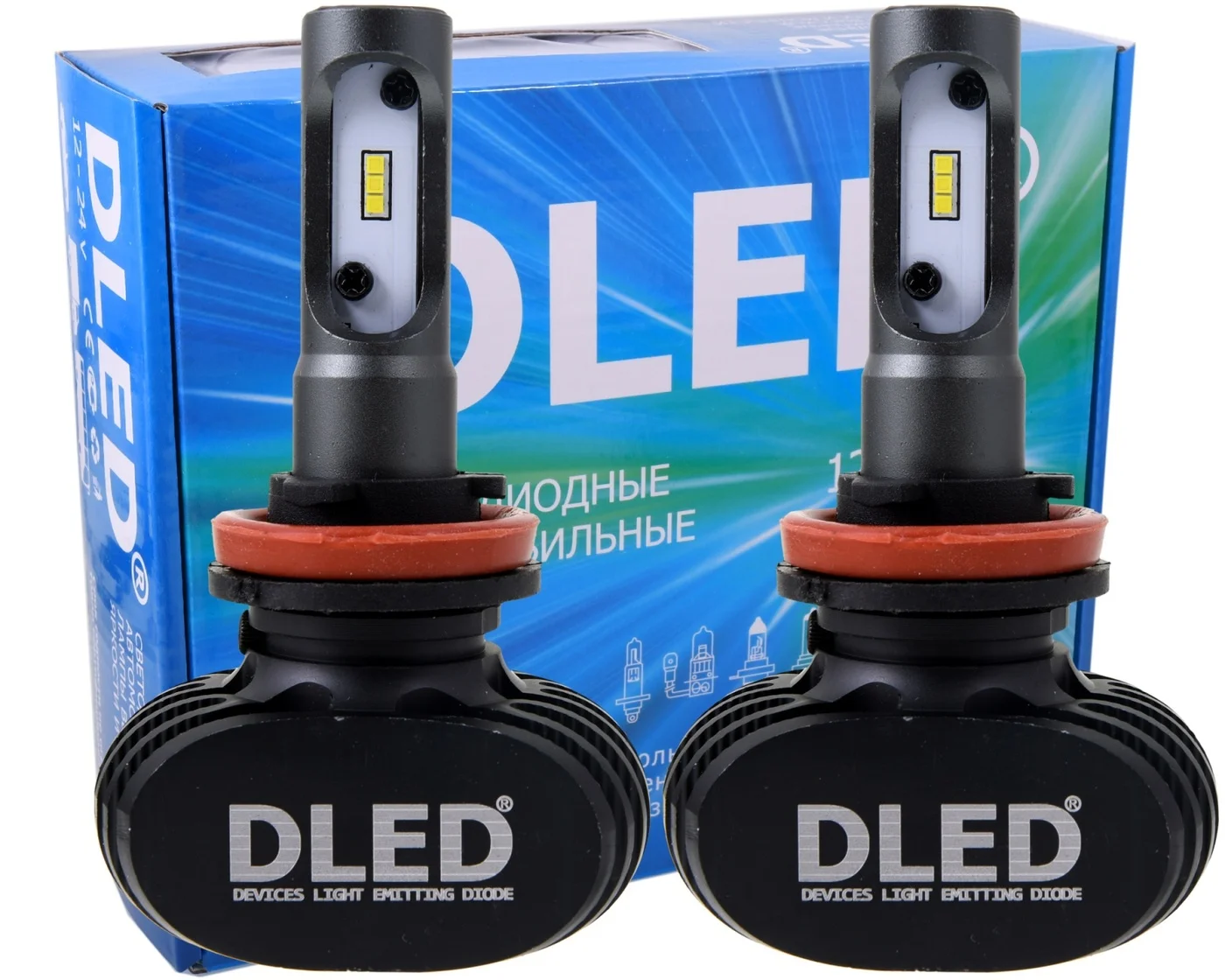 Автомобильная светодиодная лампа H11 DLED S1-CSP (Комплект 2 лампы)