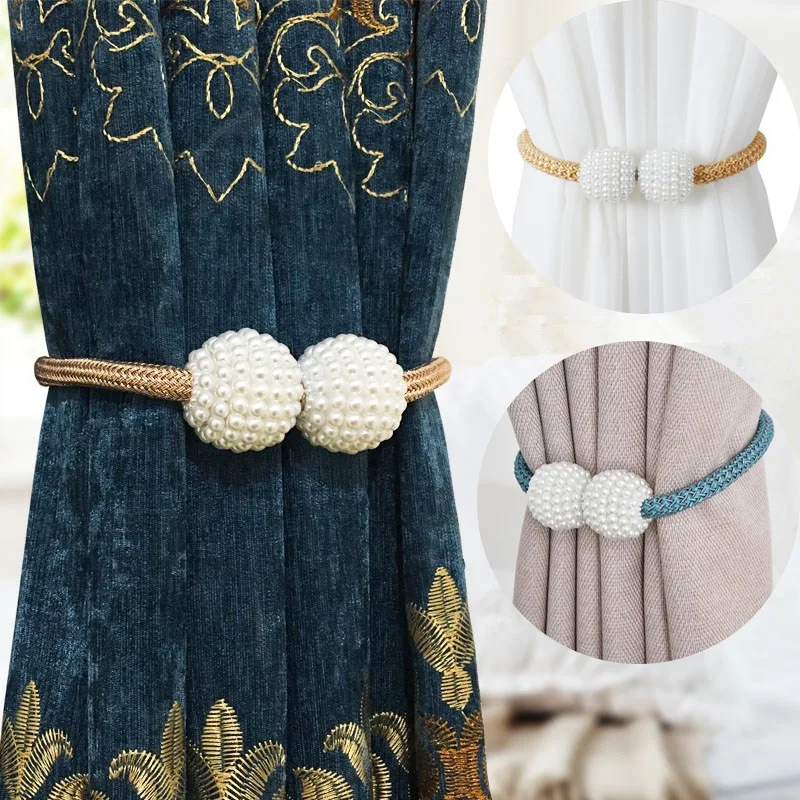 SOLEDI Window Magnet Curtain Buckle Clip Curtains Holder 1pcs Beautiful Party Gift Magnetic Tieback Creative | Дом и сад
