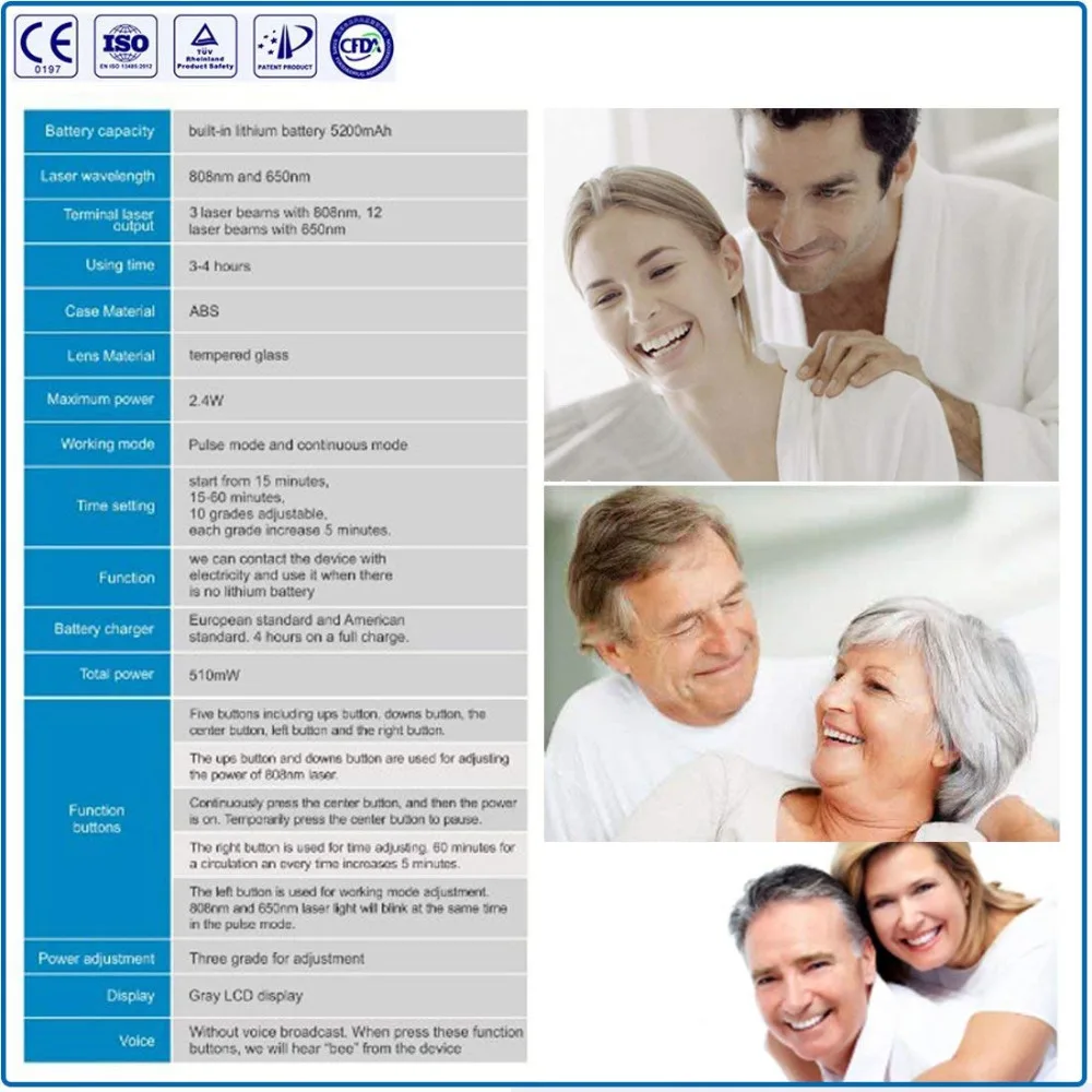 LLLT медицинский прибор для холодной лазерной терапии уменьшает боль массаж