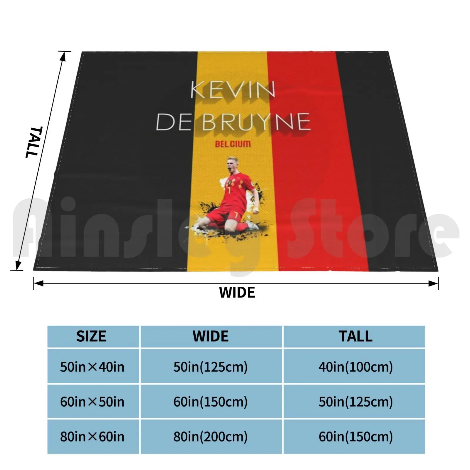 Kdb одеяло Король Бельгии для дивана-кровати путешествий Бельгия футбол винтажный