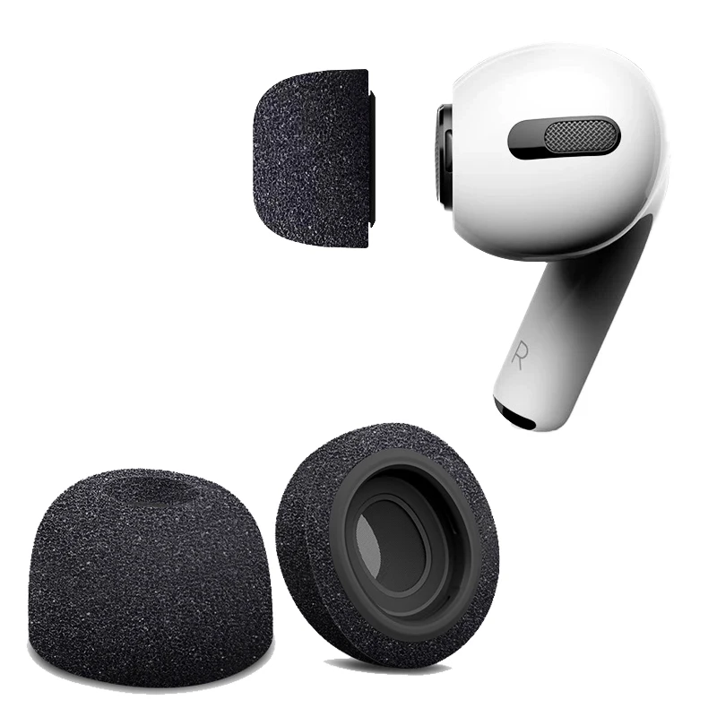 Насадки для наушников Apple Airpods Pro мягкие силиконовые насадки с эффектом памяти