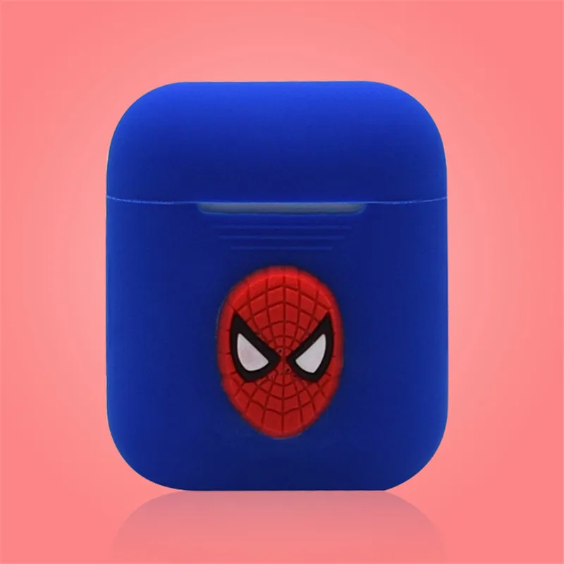 Marvel чехол для гарнитуры для Apple Airpods защитный чехол для airpods противоударный чехол coque capa