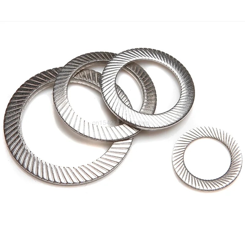 Рифленая эластичная прокладка дисковой пружины из нержавеющей стали с зубчатым