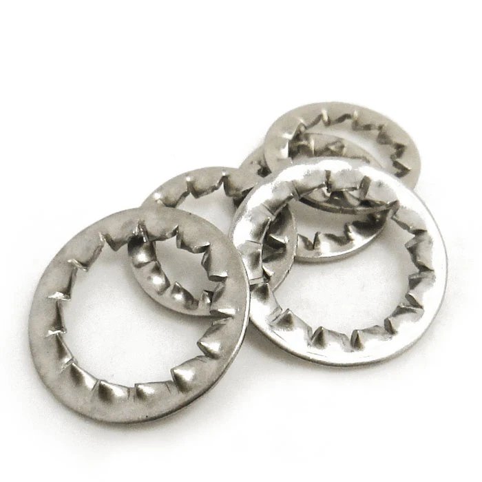 Шайба с внутренним зубчатым замком из нержавеющей стали DIN6798 J шайба A2 замком|locking