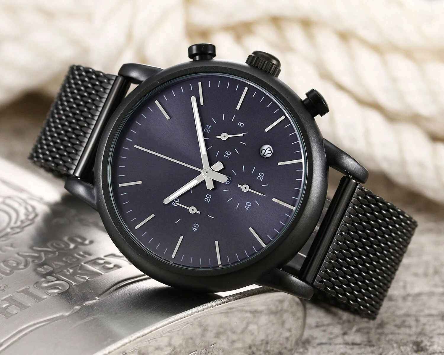 

Men Watches Top Brand Luxury Waterproof 24 Hours Date Quartz Clock Round Sports Multifunction Watch for Men Relogio Masculino