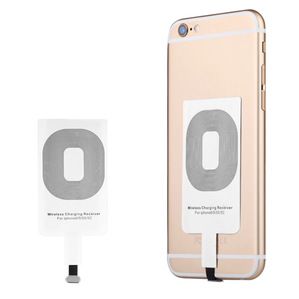 Qi Беспроводное зарядное устройство для iphone 5 5s 6plus 7plus 6 умная Беспроводная