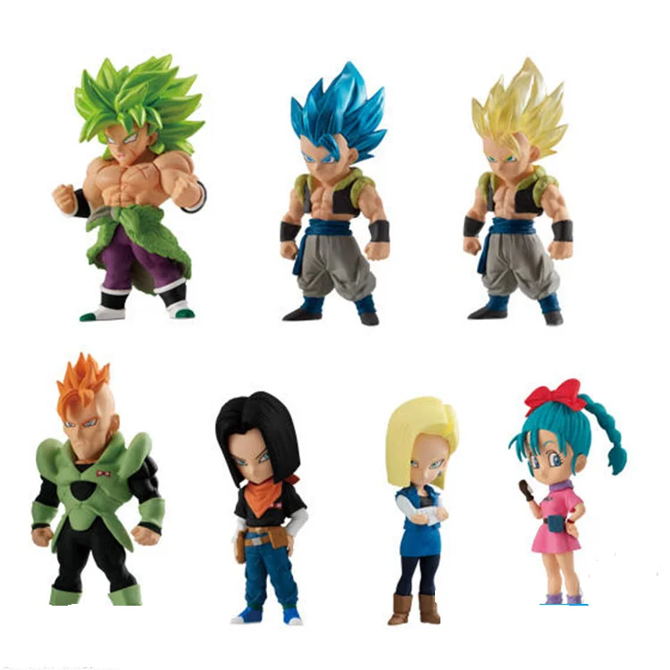 

Bandai Genuine Gacha Dragon Ball ADVERGE Super Vegeta IV Gogeta Bulma Broli Android 18 Action Figure Model Toys