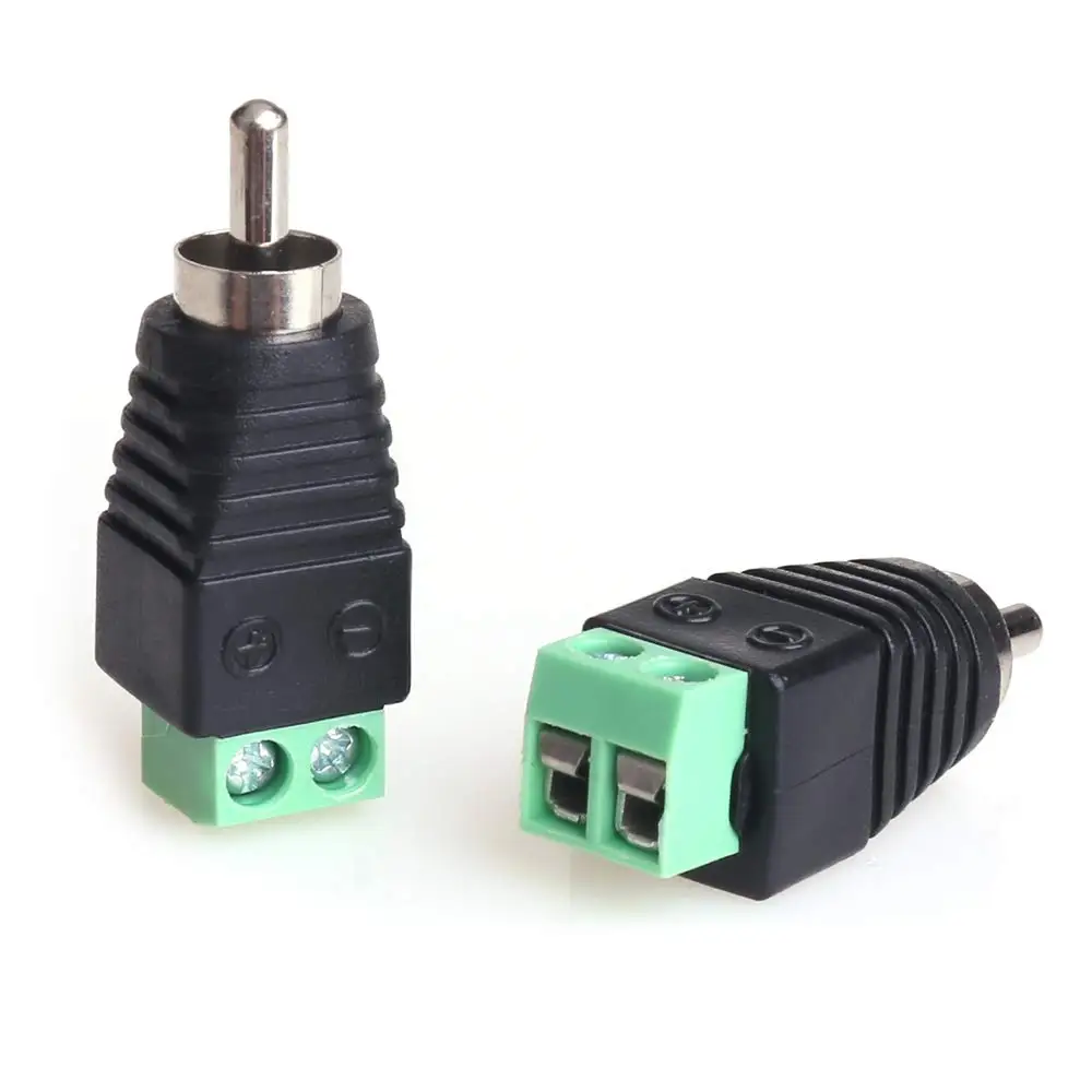 10 шт. 2шт BNC коннекторы штекер RCA JR R55 с аудио Клеммная колодка для камеры