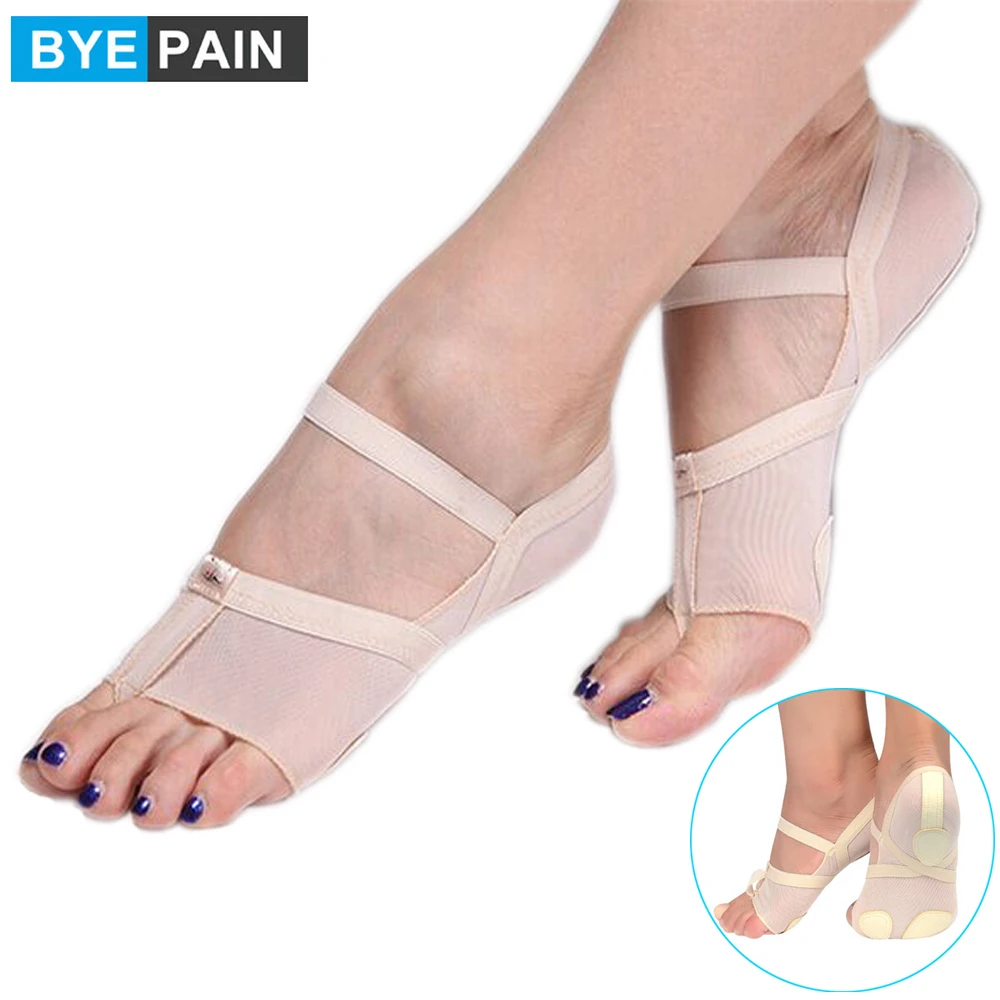 

1Pair Breathable Metatarsal Toe Protection Sock for Belly Ballet Latin Dance Yoga Forefoot Pads Half Lyrical Shoes Fitness