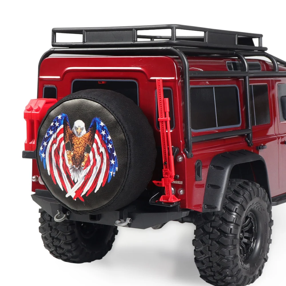 RC украшение автомобиля из искусственной кожи запасной чехол для шин Eagle Skeleton 1/10