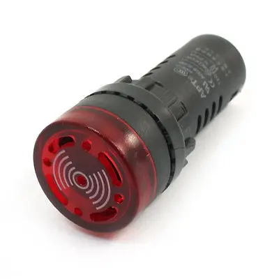 ACDC24V звуковой сигнал красный светодиоид индикатор AD16 22SM|Производство