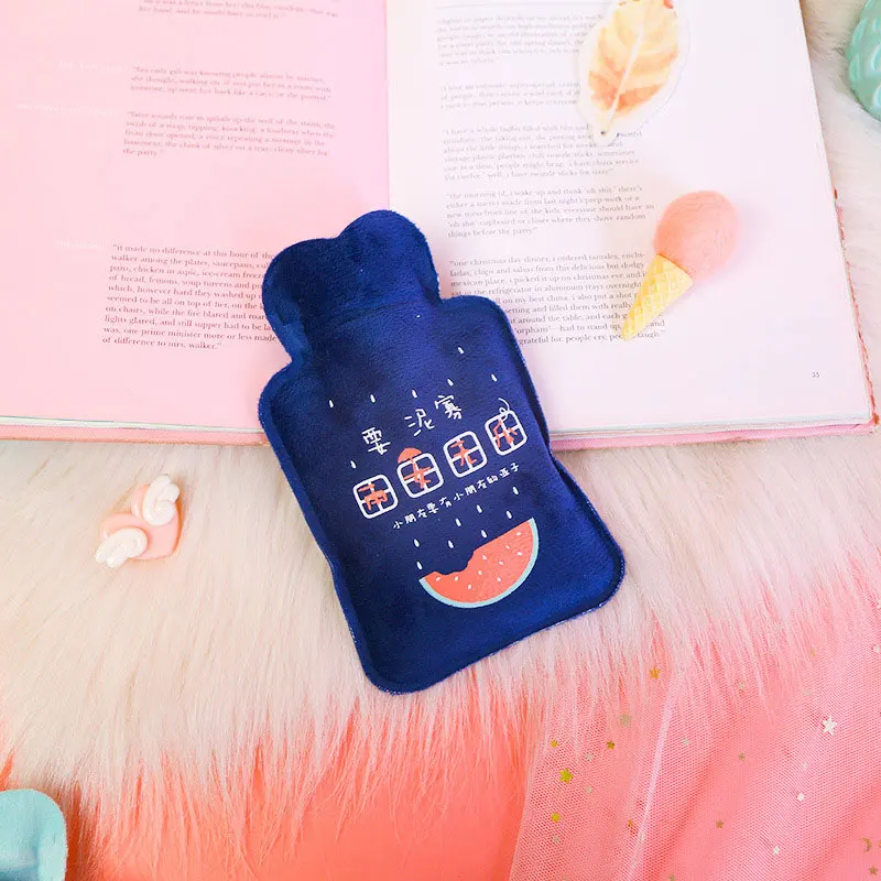 1 шт. милый мультяшный портативный ручной теплый горячий 200 мл сумка для воды рук и