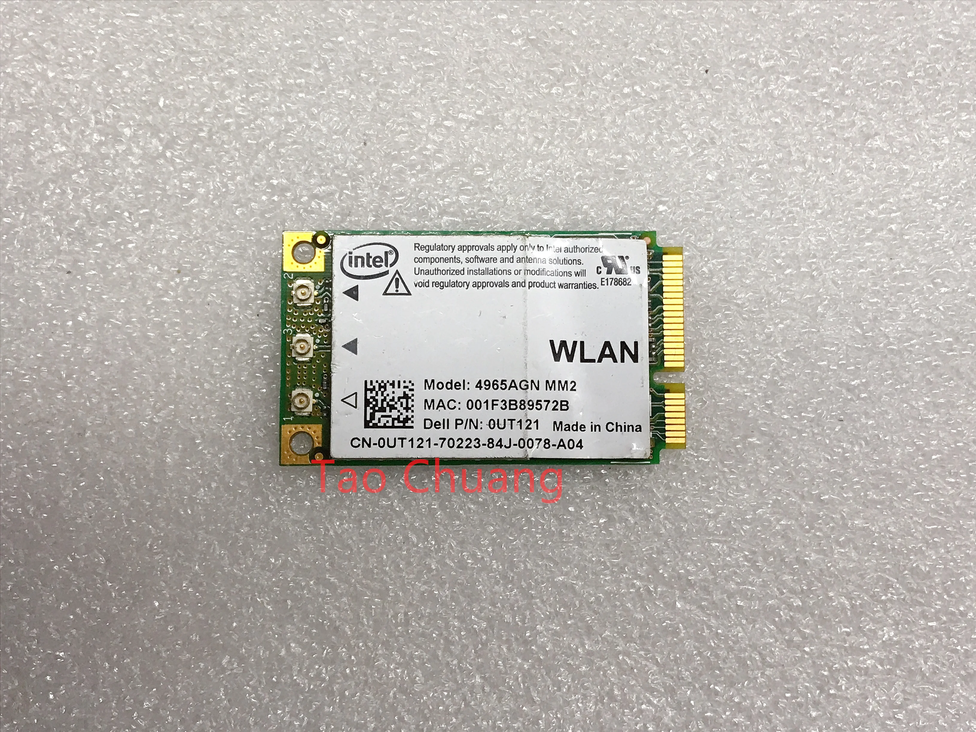 

FOR Intel Wireless WiFi Link 4965AGN a/b/g/n 300Mbps Dual Band MIMO Mini PCI-E Card