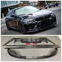 new high quality carbon fiber bumper front lip rear diffuserspoilers side skirts cover for bmw 5 series g30 g38 2018 2022