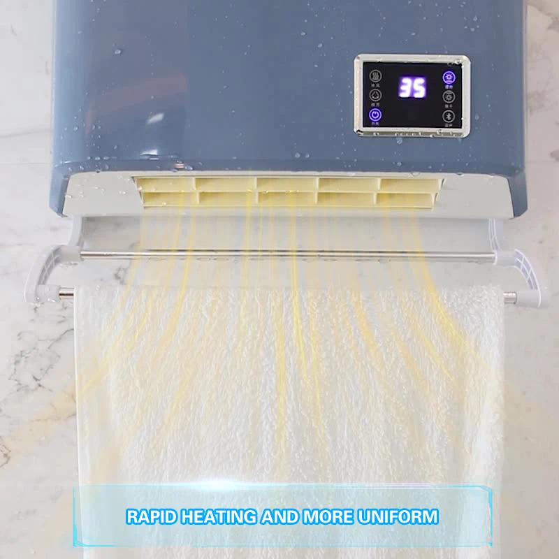 Настенный Электрический обогреватель, миниатюрный электрический вентилятор, обогреватель для дома и ванной комнаты, артефакт для купания ...